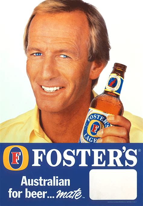 Foster’s. Hoges ‘Australian for Beer… mate’ USA poster – Australian Beer Posters