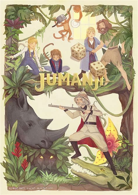 Postcard Print - Jumanji by Zae369 on @DeviantArt Jumanji 1995, Jumanji Movie, Rei Ayanami ...