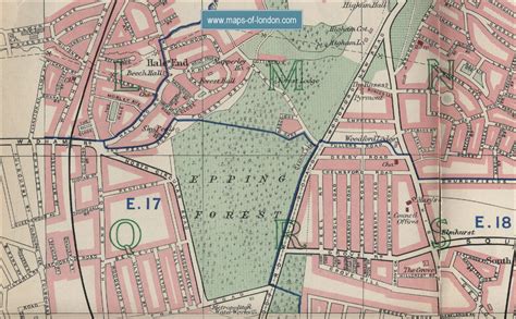 Map of Woodford, London