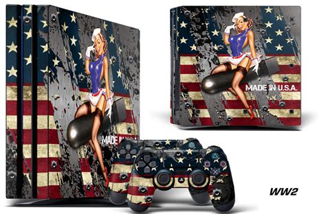 Sony PS4 PlayStation 4 Pro Custom MOD Skin Decal Cover Sticker Graphic ...