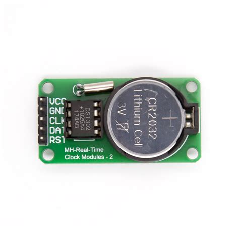 Buy DS1302 RTC Real Time Clock Module with Battery Online at Robu.in