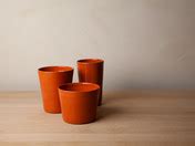 INGEGERD RAMAN : Terracotta flower pot, set of three - Mjölk