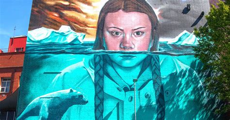 Teen Climate Change Activist Greta Thunberg Honored With Stunning Street Art Mural | HuffPost UK ...