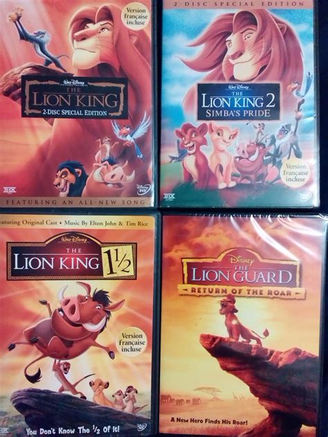 my lion king DVD collection with the lion guard by aliciamartin851 on DeviantArt