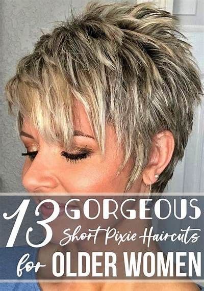 13 Gorgeous Short Pixie Haircuts for Older Women | Short sassy haircuts ...