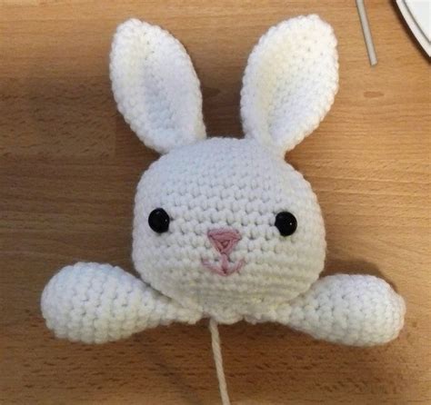 Bunny-lovey english pattern – Katrine Klarer | Crochet lovey, Bunny ...