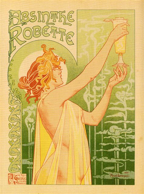 Absinthe Art and the Green Fairy | Pin-up Art & Artists