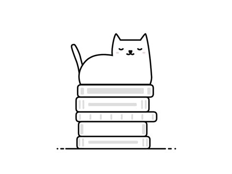 Sleepy Cat by Arthur on Dribbble