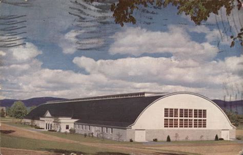 Memorial Field House, Middlebury College Vermont Postcard