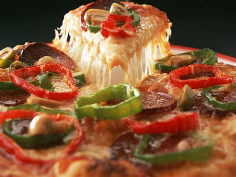wallpaper pizza, cheese, vegetables HD : Widescreen : High Definition : Fullscreen