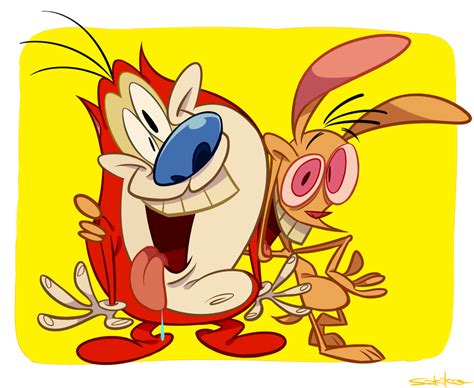 Ren and Stimpy | Cartoon drawings, 90s cartoon characters, Character art