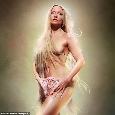 Zara Larsson reveals her stunning figure as she poses nude for her new ...