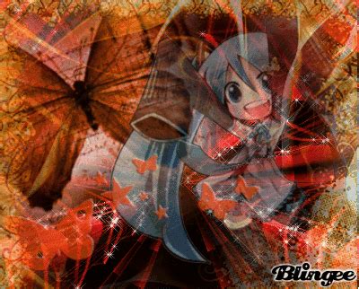 Chibi Miku for a Contest ~Orange/red~ Picture #117745430 | Blingee.com