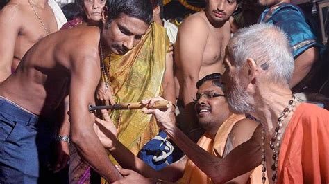 ‘Tapta Mudra Dharana’ ritual in Udupi - The Hindu