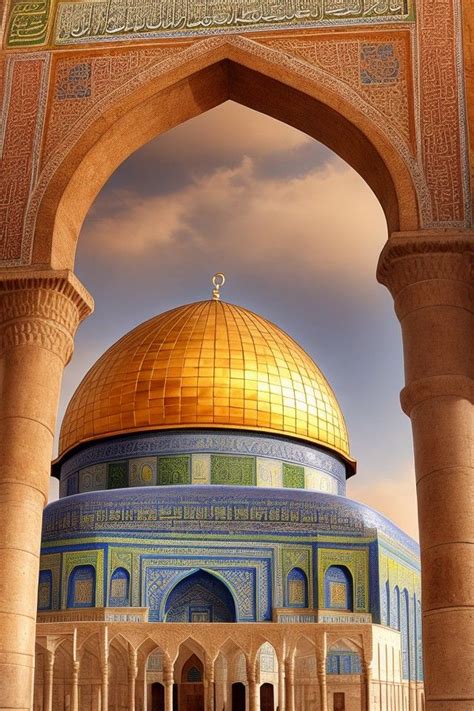 Masjid Al Aqsa 🕌 | Beautiful nature pictures, Blue background images, Islamic architecture