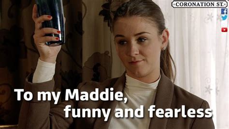 Coronation Street on Twitter: "To Maddie #Corrie http://t.co/TJWJK6LjWy"