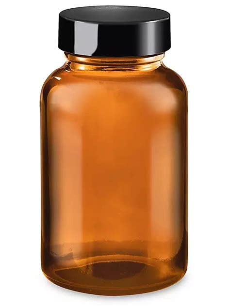 Amber Wide-Mouth Glass Jars - 4 oz – Dynamic Aqua-Supply