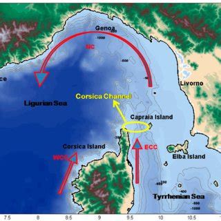 Map of the Ligurian Sea. | Download Scientific Diagram