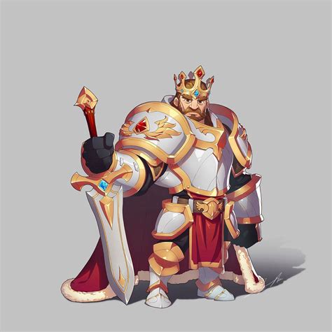 ArtStation - Chess - King, Jung haejin | Chess king, Character and setting, Concept art