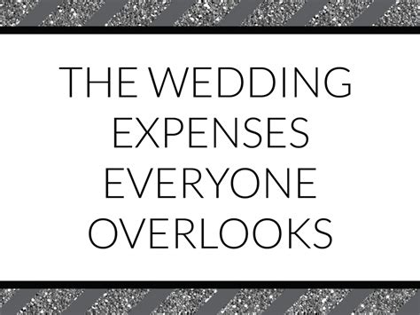 Wedding budget blunders: The wedding expenses everyone overlooks - Smartly Wed