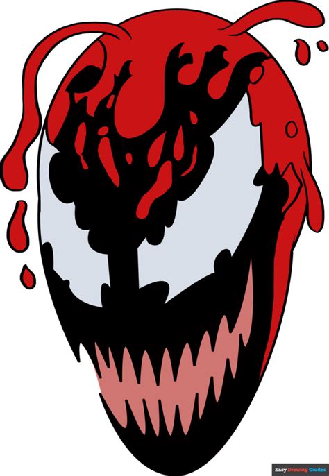 Carnage Face Coloring Pages