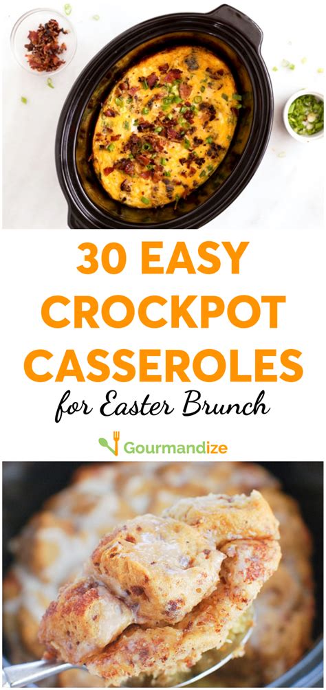 30 easy crockpot casseroles for Easter brunch