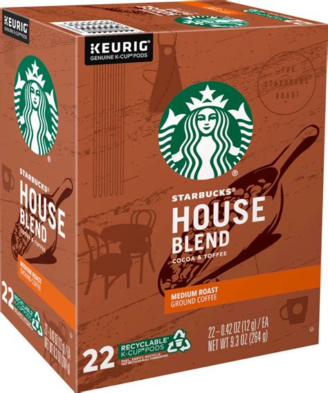 Customer Reviews: Starbucks House Blend K-Cup Pods (22-Pack) 5000356549 ...