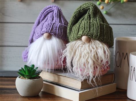 Gnome Hat Knitting Pattern DIY Tutorial PDF File for Instant - Etsy Canada