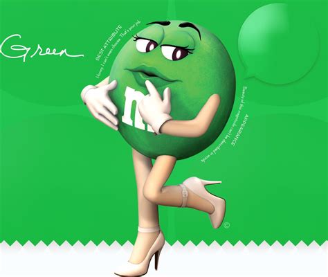 M'S® Green | M&m characters, Green characters, Green m&ms