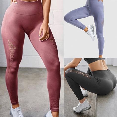 Women Yoga Gym Running Leggings | Running leggings women, Running ...