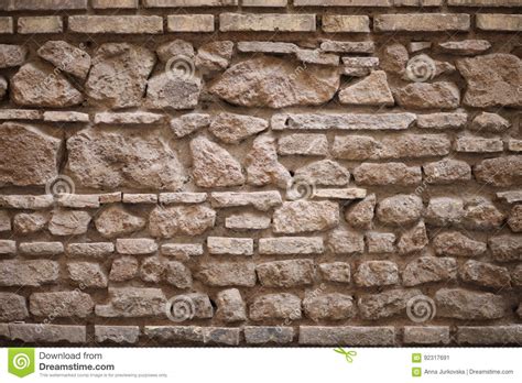 Ancient stone wall stock image. Image of restorer, ancient - 92317691