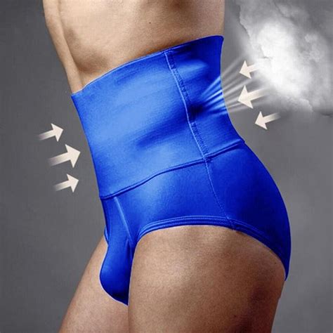 Men's Body Shaper Boxer Briefs with High Waist Compression for Tummy ...