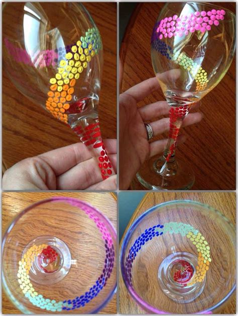 19 Painted Wine Glass Ideas To Try This Season