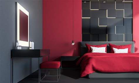 10 Red Colour Bedroom Designs For Your Home | Design Cafe