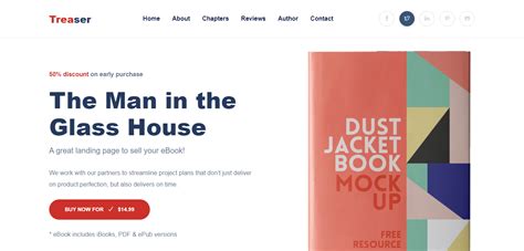 35 Best Author Website templates for Authors, Publishers and Bookstores