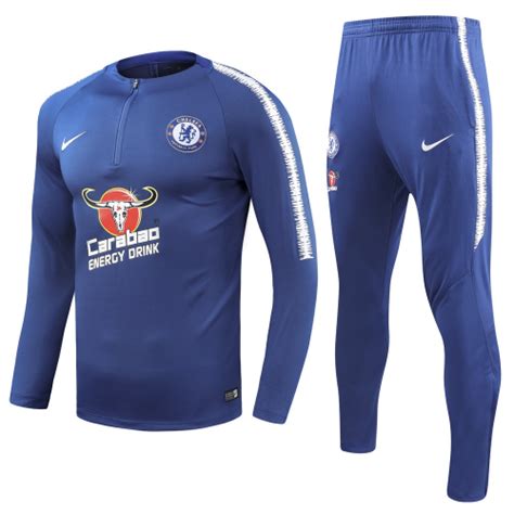 Chelsea 18-19 Blue Tracksuit | Soccer777