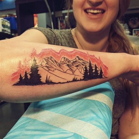 Three sisters tattoo #mountains #rockies #canmore #tattoo | Floral tattoo sleeve, Moutain ...