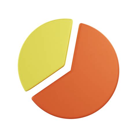3d icon pie chart data graph illustration concept icon render 24683467 PNG