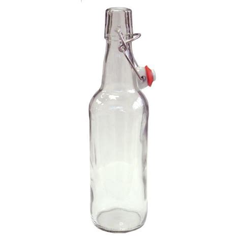 Flip Top Bottles Clear, 500 ml. --- Case/12 - BREWinternational