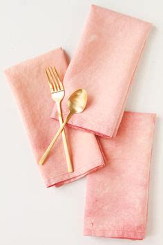 Try this subtle DIY bleaching technique for old linen napkins. Running Gag, Crafts To Make And ...
