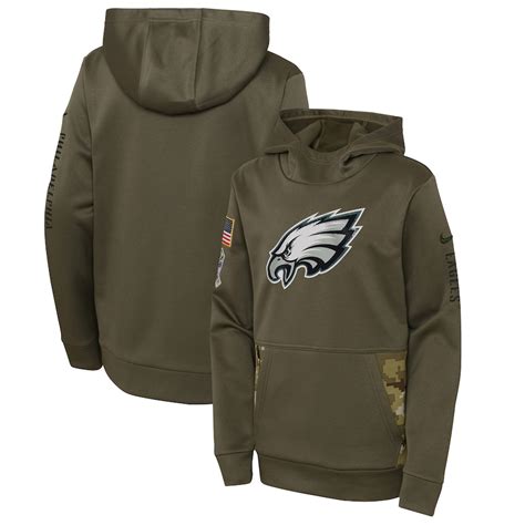 Kids NFL Salute to Service Hoodies, 2022 Military Tribute Jerseys