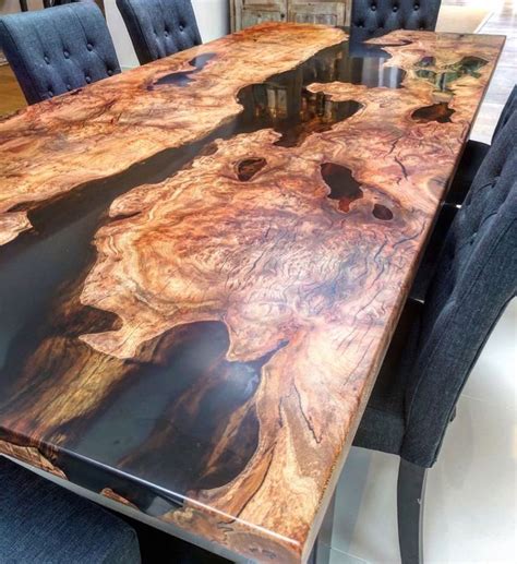 Stunning River Tables, Resin River Tables and Resin Tables | Wood resin table, Wood slab dining ...