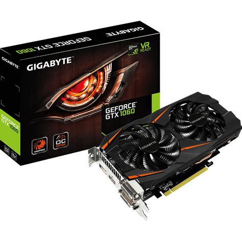 Gigabyte GeForce GTX 1060 WINDFORCE OC 3G GV-N1060WF2OC-3GD B&H