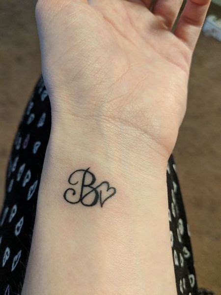 Cursive Letter B Tattoo Designs