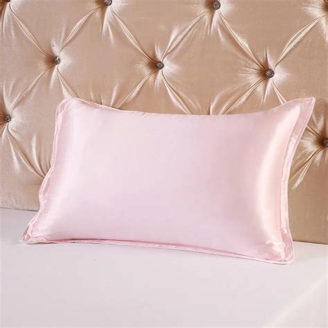 Multicolor 16momme Mulberry Silk Pillowcase Single Side Silk Bedding ...