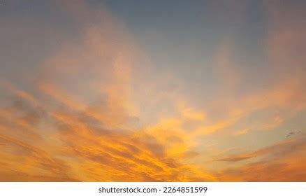 Dramatic Skyline Panorama Night Sky Clouds Stock Photo 2264851599 ...