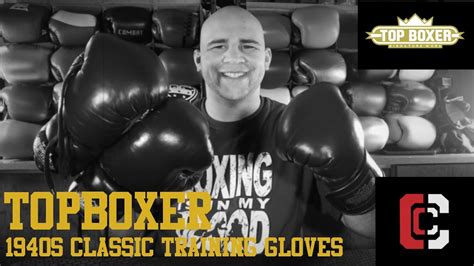 TopBoxer Old School Boxing Gloves Review - YouTube