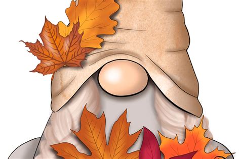 Fall Gnomes Clipart Nordic Gnomes Clipart Thanksgiving - Etsy