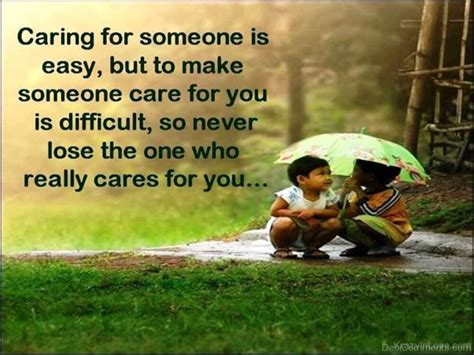 Caring For Someone Is Easy - DesiComments.com