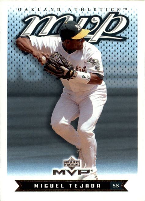 2003 Upper Deck MVP 148 Miguel Tejada